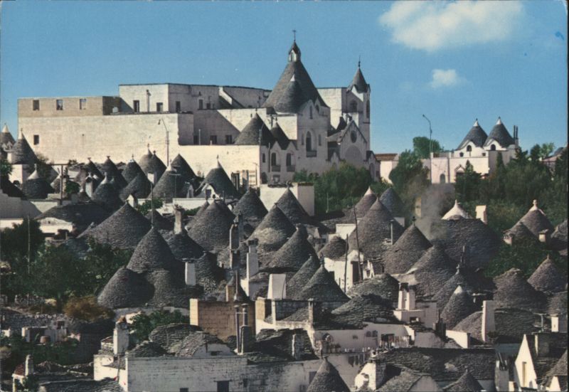 Trulli Houses and St. Anthony's Monumental Church Alberobello Italy