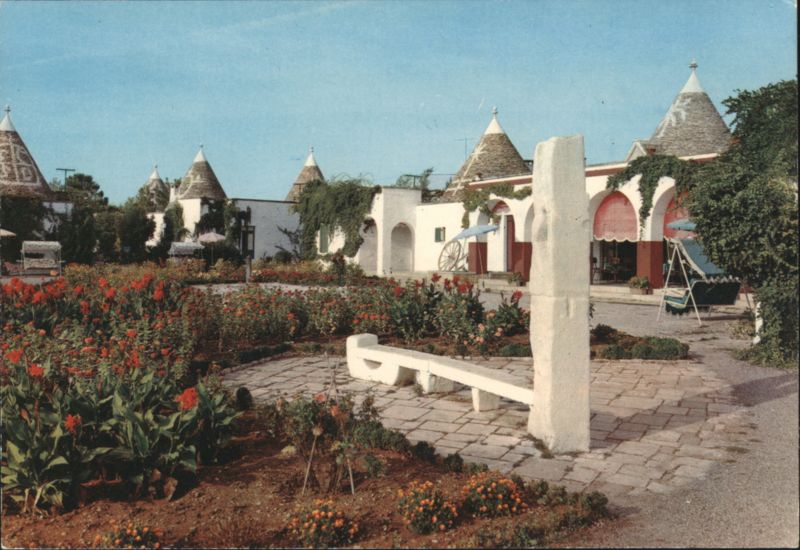 Hotel dei Trulli with Garden and Conical Roof Houses Alberobello Italy