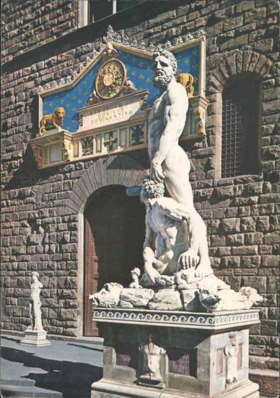 Hercules and Cacus Statue, Piazza della Signoria Florence Italy