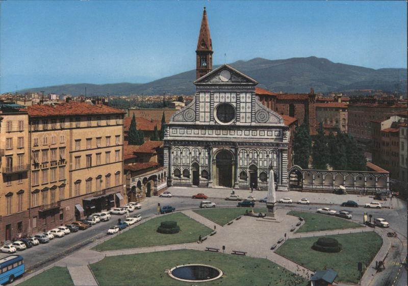 Santa Maria Novella Church and Piazza, Florence Italy
