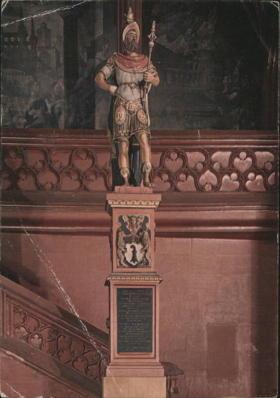Lucius Munatius Plancus Statue, Basel City Hall Switzerland