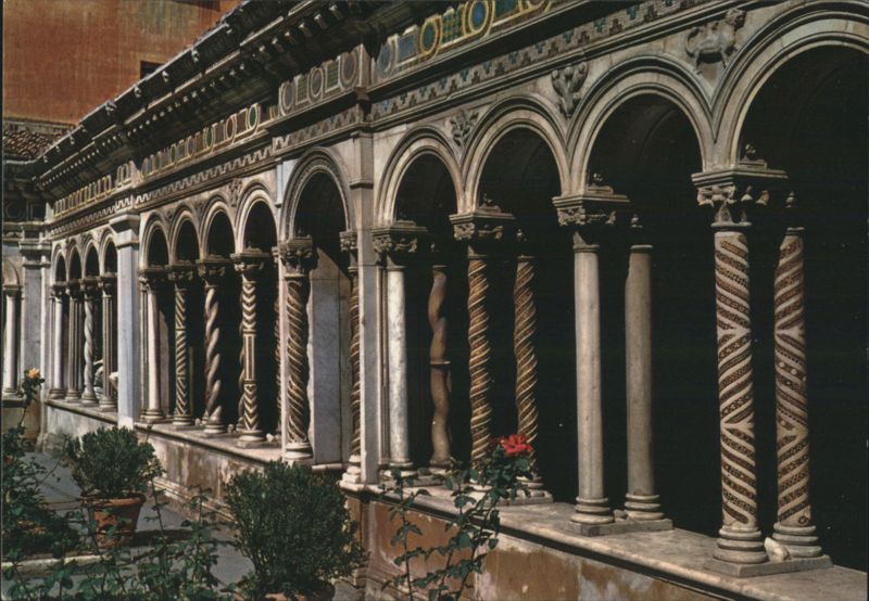 Cloister of St. Paul's Basilica, Rome Italy