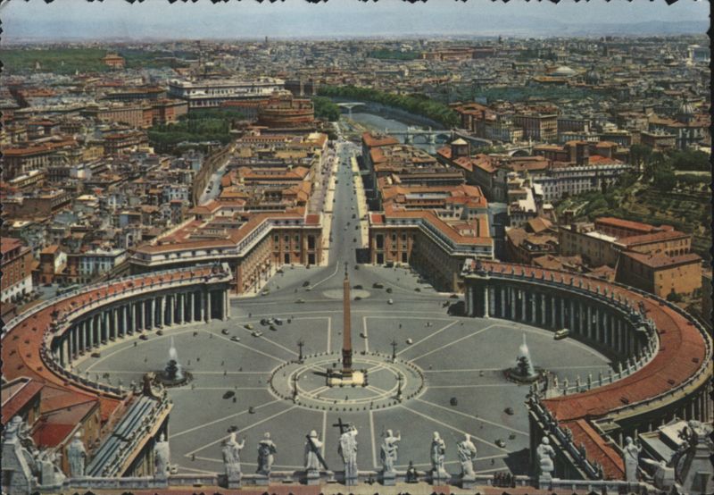 General View from St. Peter's Church, Vatican City
