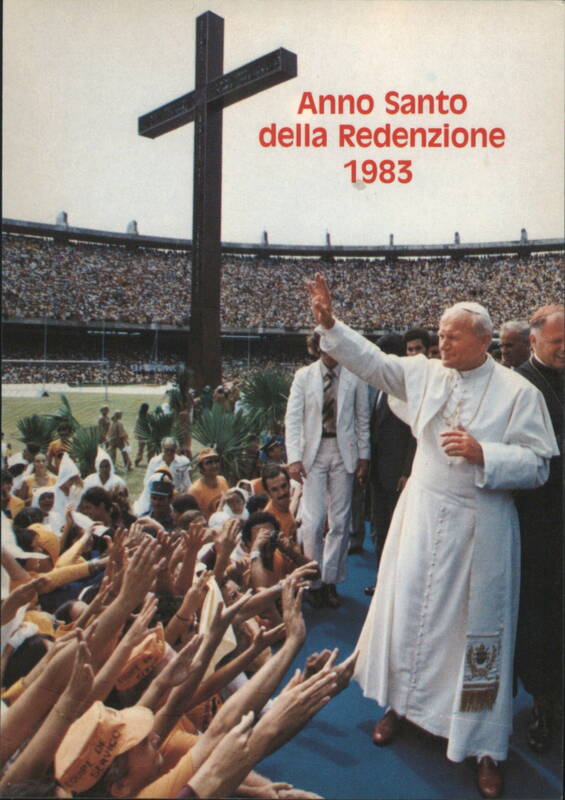 Pope John Paul II - Holy Year of Redemption 1983 Religious