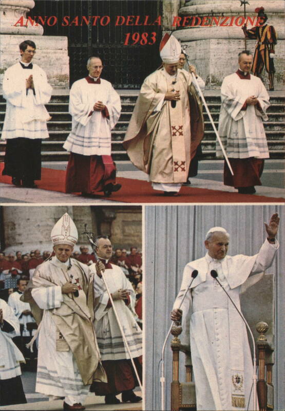 Pope John Paul II - Holy Year of Redemption 1983 Religious