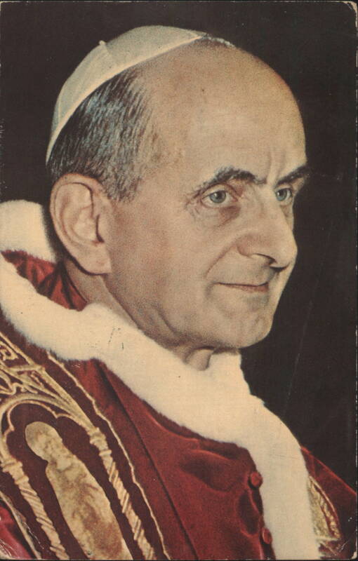 Pope Paul VI, 262nd Successor to Peter F. Giordani