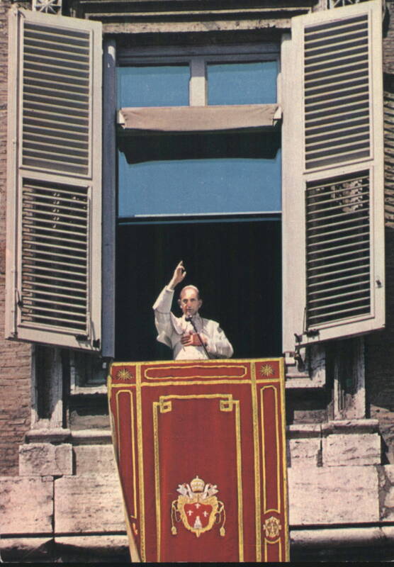 Pope Paul VI Blessing, April 27, 1969 Religious