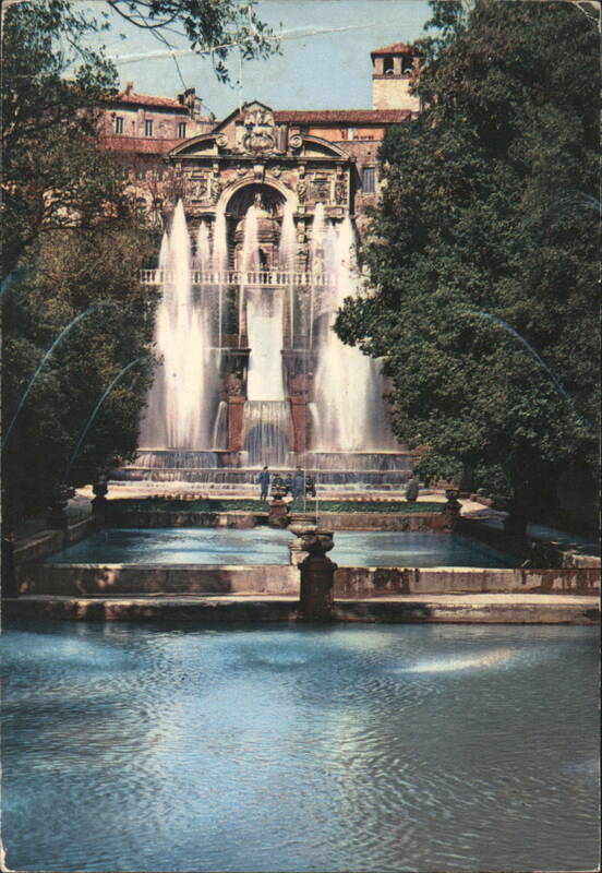 Villa d'Este, Fountain of the Organ, Tivoli Italy