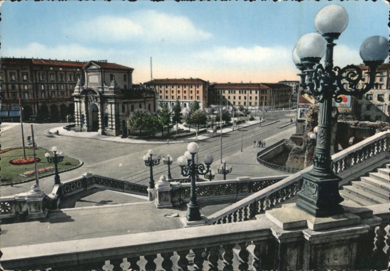Bologna: Piazza XX Settembre from the Pincio Italy