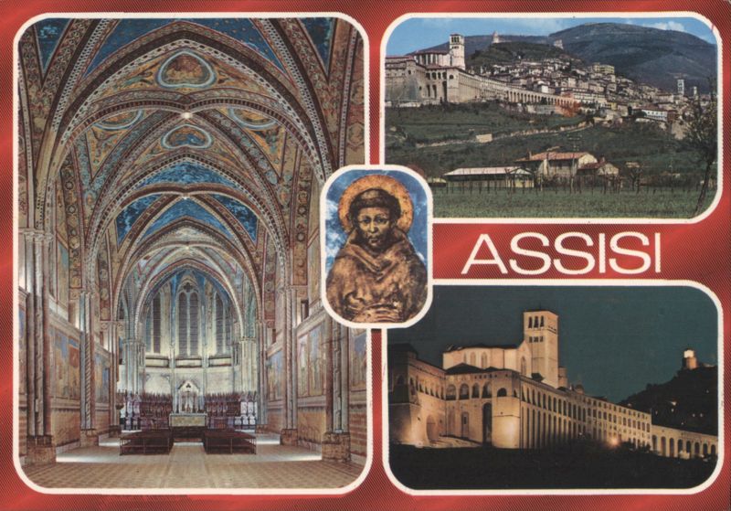 Assisi, Italy: Basilica Interior and Panoramic City Views