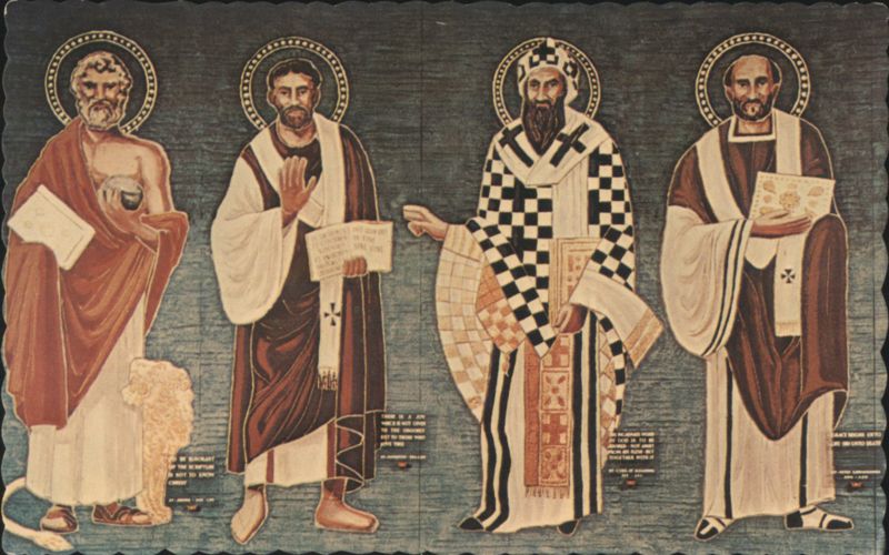 Doctors of the Church from Vatican Pavilion Exhibit