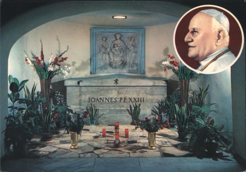 Tomb of Pope John XXIII, St. Peter's Basilica Vatican City