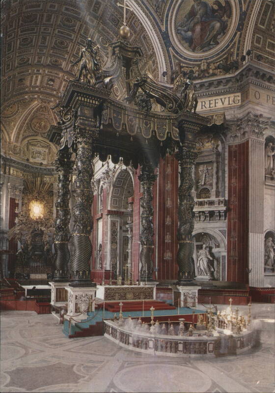 St. Peter's Basilica - Altar of Confession Vatican City
