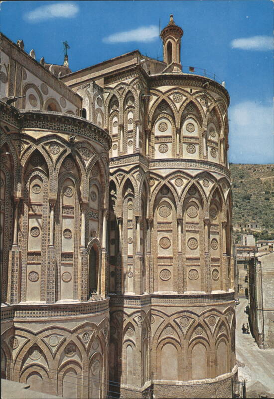 Monreale Cathedral Exterior Apses Italy