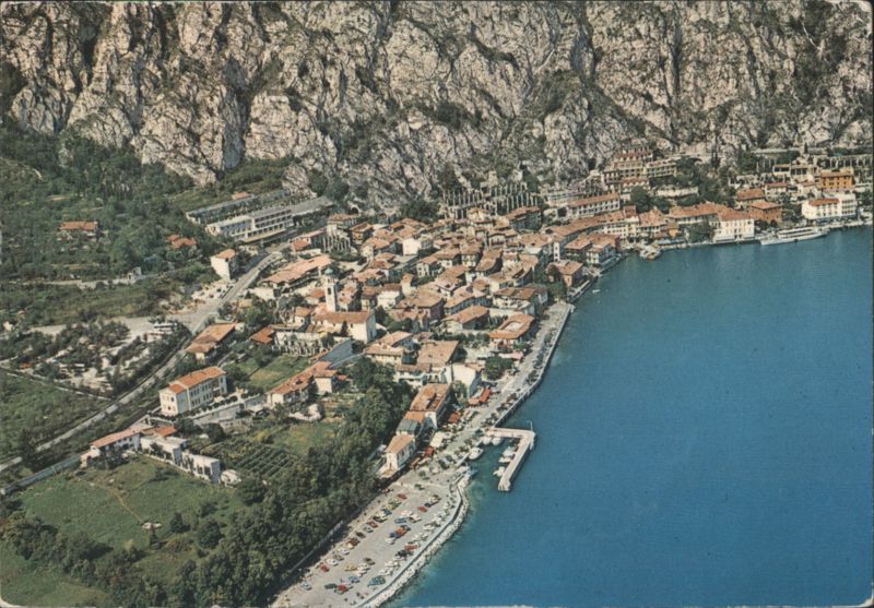 Limone sul Garda Aerial Panorama Italy Fantoni-Rivetta