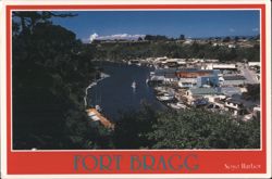 Noyo Harbor at Fort Bragg Postcard