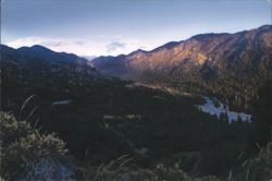 Mountain Valley View at Forest Home Postcard