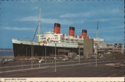 Queen Mary Dockside Postcard