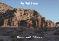 Red Rock Canyon, Mojave Desert, California Postcard