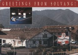 Dannebrog Inn with Indoor Pool & Mountain View, Solvang Postcard