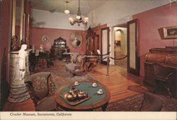 Crocker Museum Victorian Salon, Sacramento, California Postcard