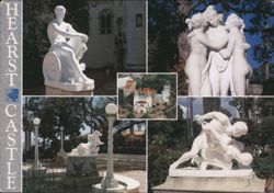 Hearst Castle "The Enchanted Hill" - Sculptures & Views Postcard