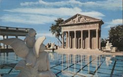 Neptune Pool and Greco-Roman Temple, Hearst San Simeon Postcard