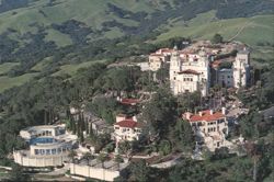 Hearst San Simeon State Historical Monument Aerial View Postcard