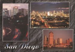 San Diego City Scenes Postcard