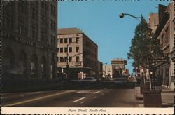 Main Street, Santa Ana Postcard