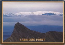 Zabriskie Point, Death Valley with Mountain Range Postcard