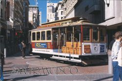 San Francisco Cable Car at Powell and Market Streets Postcard