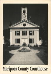 Mariposa County Courthouse, Erected 1904 Postcard