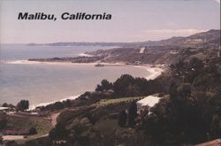 Malibu Coastline, Pier, Pt. Dume & Pepperdine University Postcard