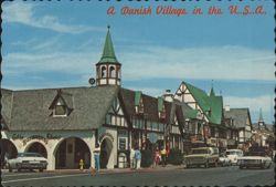 A Danish Village in the U.S.A., Solvang, California Postcard