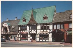 Danish Style Buildings in Solvang, California Postcard