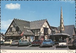 Birkhom Bakery & Danish Architecture, Solvang CA Postcard