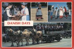 Danish Days Celebration, Solvang Postcard