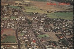 Aerial View of Solvang, California Postcard