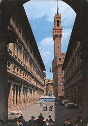 Uffizi Gallery and Palazzo della Signoria, Florence Postcard