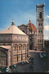 Florence Baptistery, Cathedral and Giotto's Bell Tower Postcard