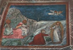 Apparition of Jesus to Mary Magdalene by Giotto, Assisi Postcard