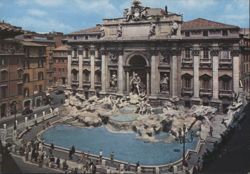 The Trevi Fountain, Rome Postcard