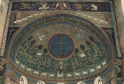 Apse Mosaic, Basilica of S. Apollinaris in Classe Postcard