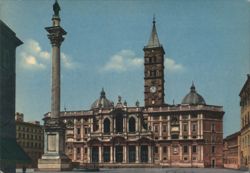 Basilica di S. Maria Maggiore with Column, Rome Postcard