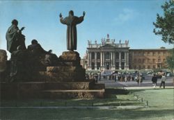 St. John Lateran Basilica and Monument of St. Francis, Rome Postcard