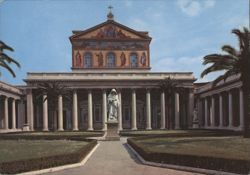 Basilica of St. Paul Outside the Walls, Rome Postcard