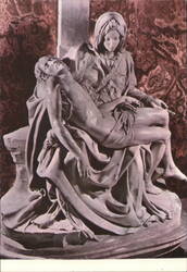 Michelangelo's Pietà in St. Peter's Basilica, Rome Postcard