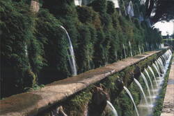 Le Cento Fontane, Villa d'Este Postcard