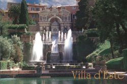 Fountain of Neptune at Villa d'Este, Tivoli Postcard